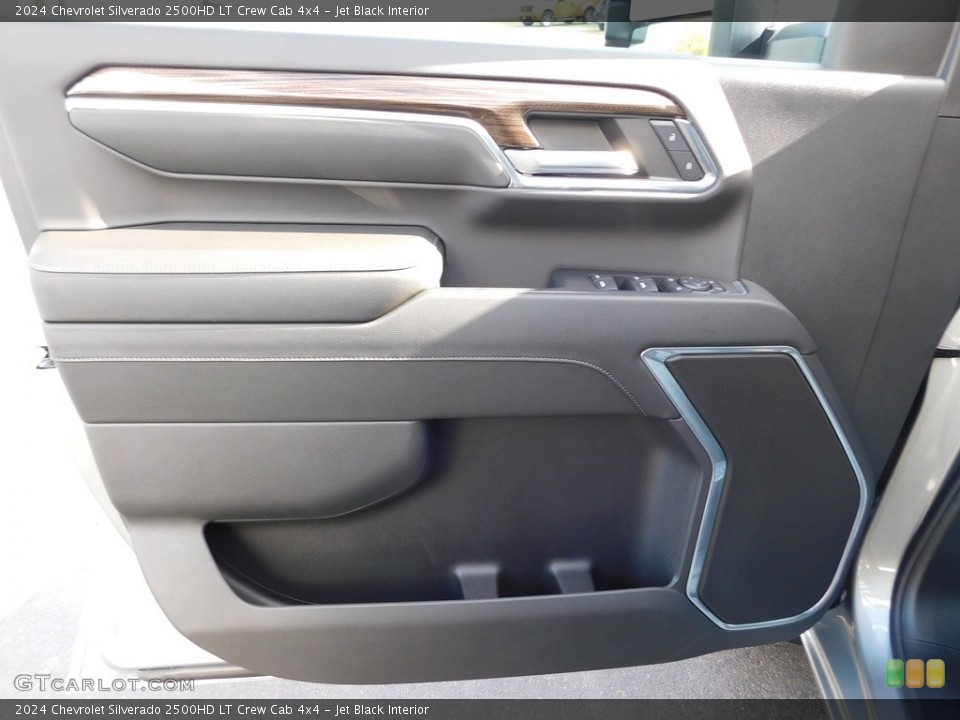 Jet Black Interior Door Panel for the 2024 Chevrolet Silverado 2500HD LT Crew Cab 4x4 #146710807