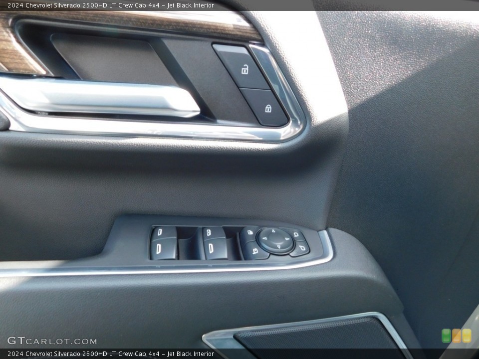 Jet Black Interior Door Panel for the 2024 Chevrolet Silverado 2500HD LT Crew Cab 4x4 #146710831
