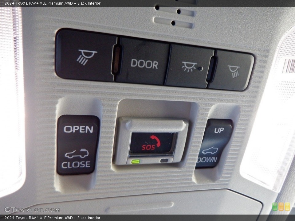 Black Interior Controls for the 2024 Toyota RAV4 XLE Premium AWD #146710919