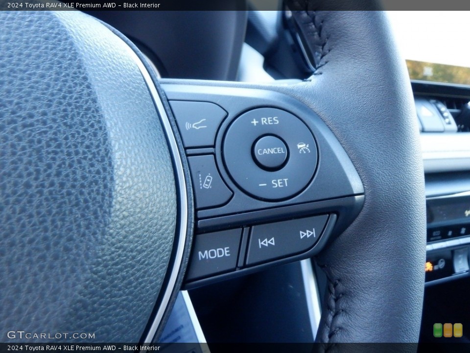 Black Interior Steering Wheel for the 2024 Toyota RAV4 XLE Premium AWD #146711060