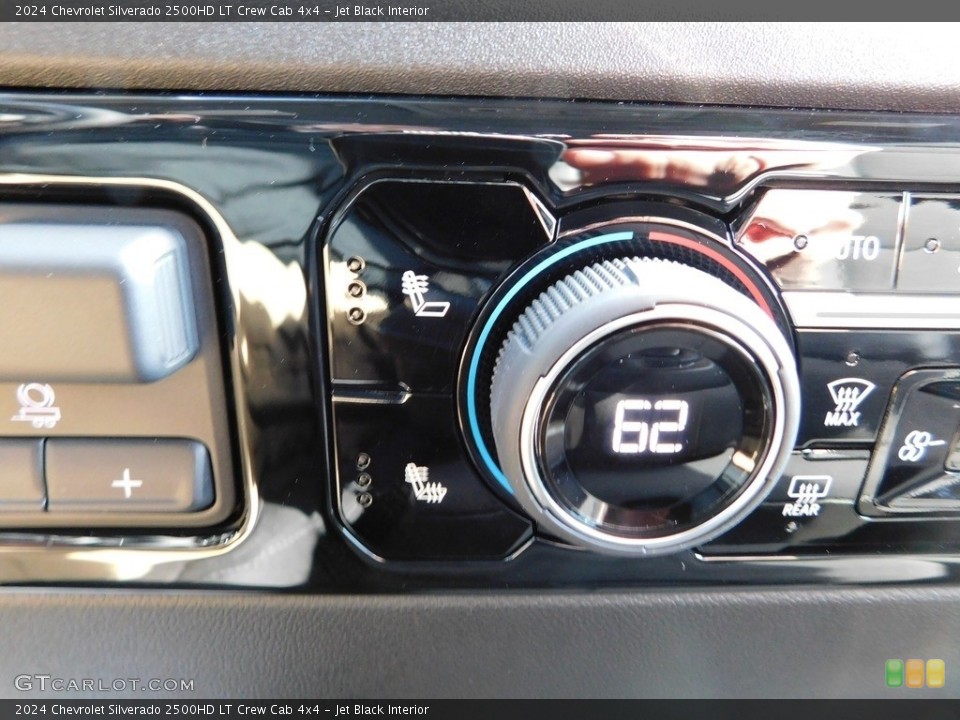 Jet Black Interior Controls for the 2024 Chevrolet Silverado 2500HD LT Crew Cab 4x4 #146711287