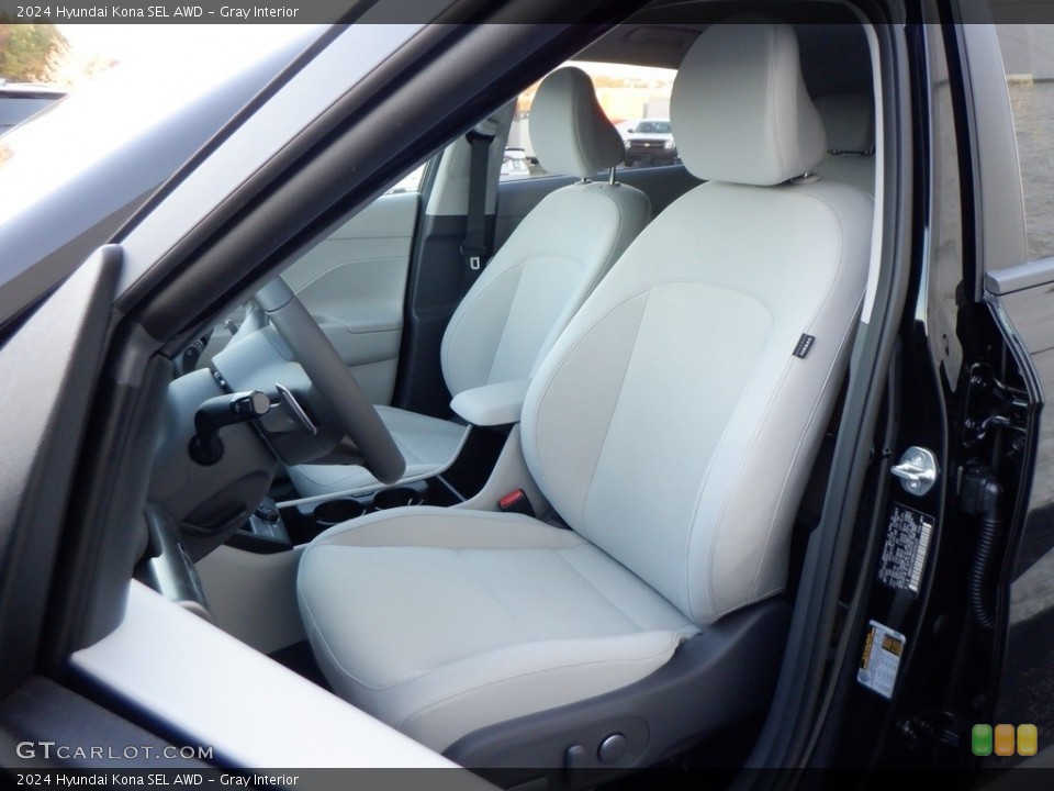 Gray Interior Front Seat for the 2024 Hyundai Kona SEL AWD #146711331