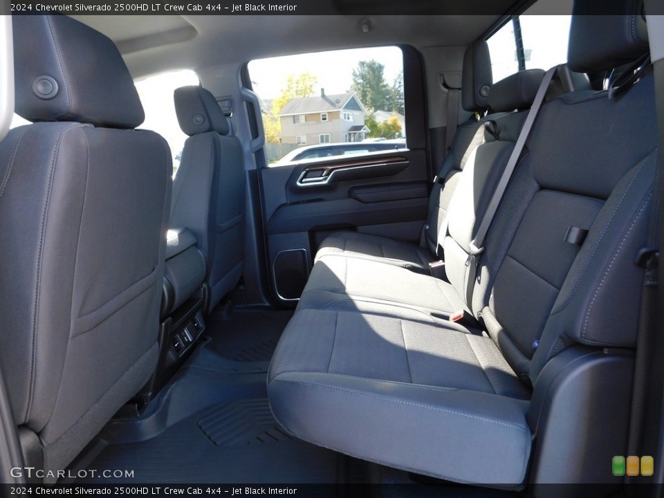 Jet Black Interior Rear Seat for the 2024 Chevrolet Silverado 2500HD LT Crew Cab 4x4 #146711377
