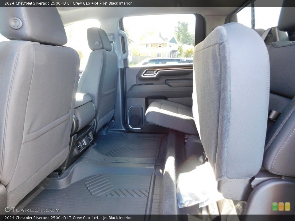 Jet Black Interior Rear Seat for the 2024 Chevrolet Silverado 2500HD LT Crew Cab 4x4 #146711405