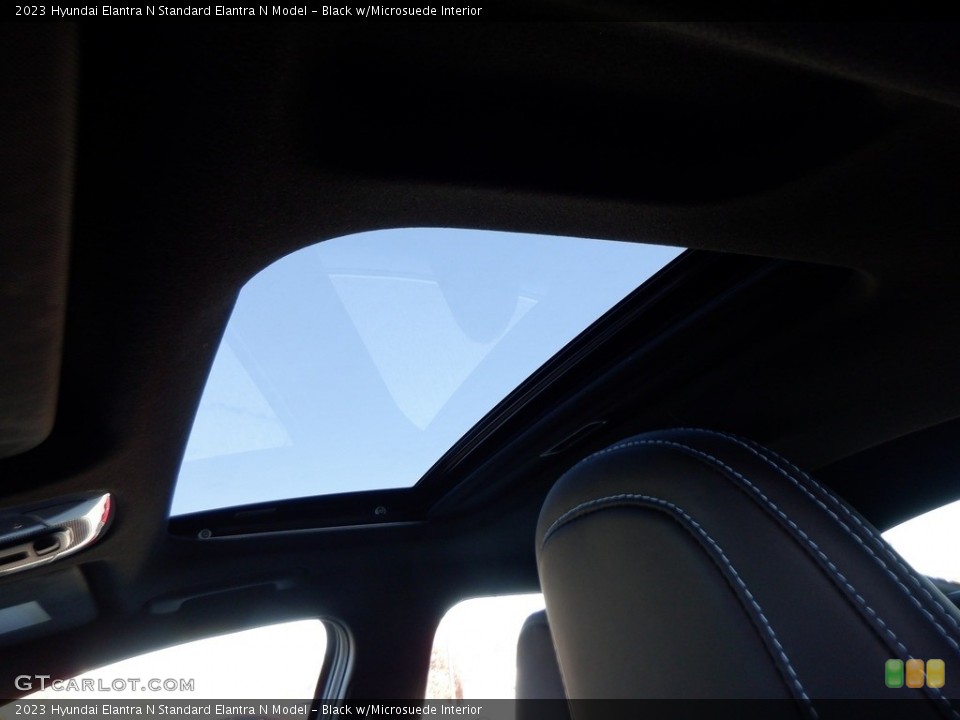 Black w/Microsuede Interior Sunroof for the 2023 Hyundai Elantra N  #146711485