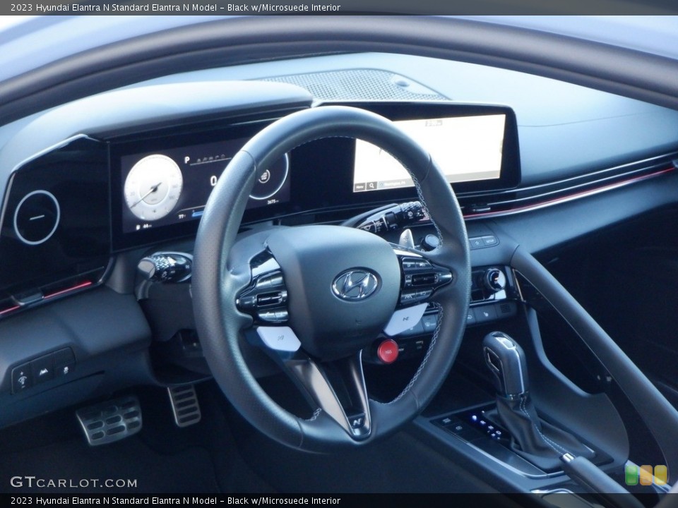 Black w/Microsuede Interior Dashboard for the 2023 Hyundai Elantra N  #146711503