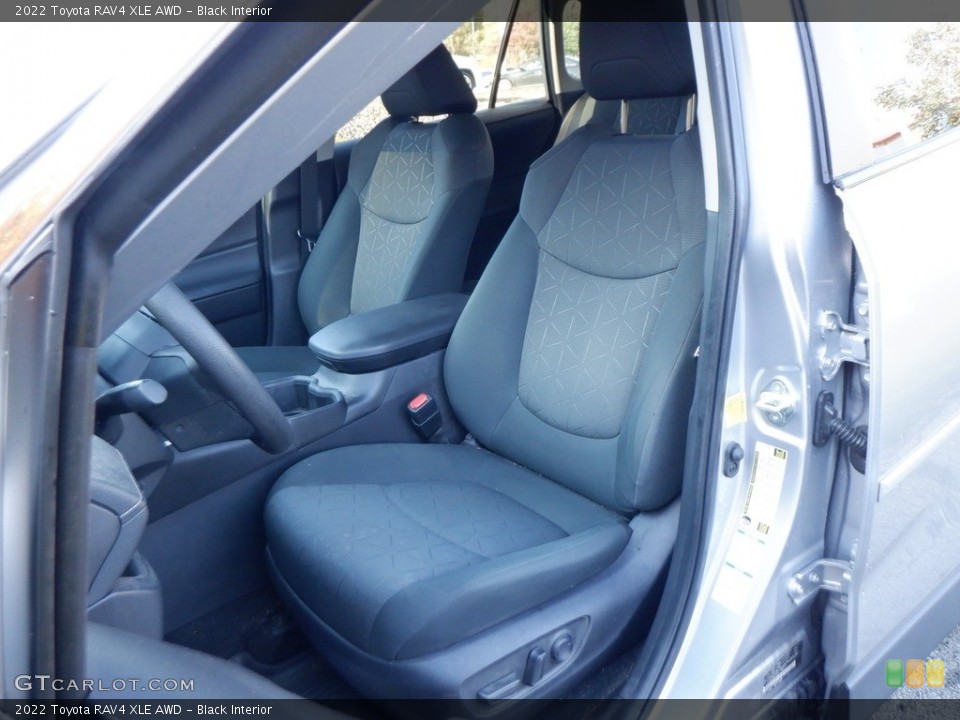 Black Interior Front Seat for the 2022 Toyota RAV4 XLE AWD #146711518