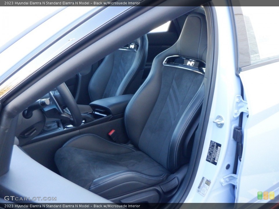 Black w/Microsuede Interior Front Seat for the 2023 Hyundai Elantra N  #146711560