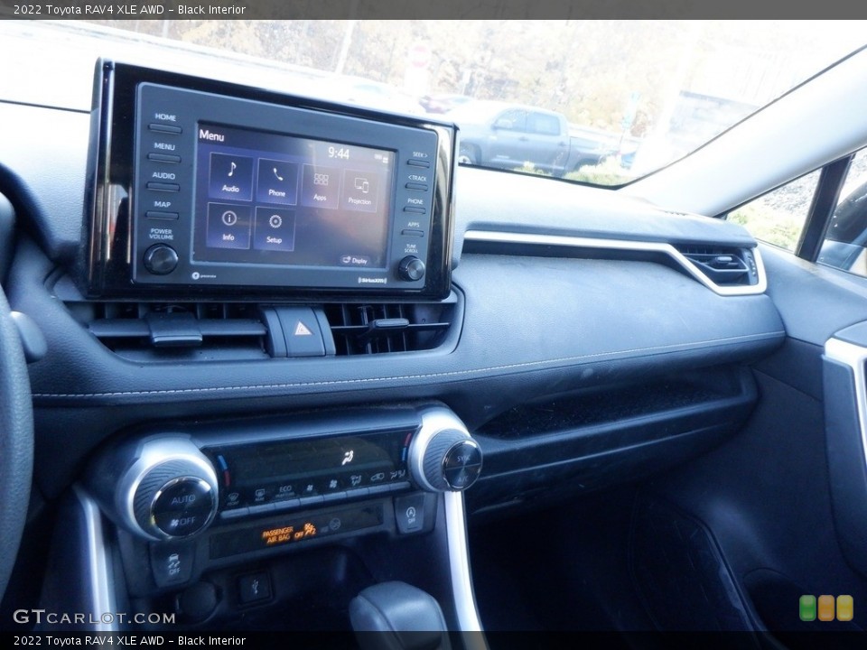 Black Interior Dashboard for the 2022 Toyota RAV4 XLE AWD #146711599