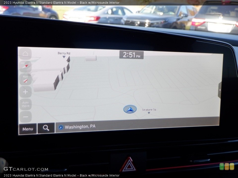 Black w/Microsuede Interior Navigation for the 2023 Hyundai Elantra N  #146711641