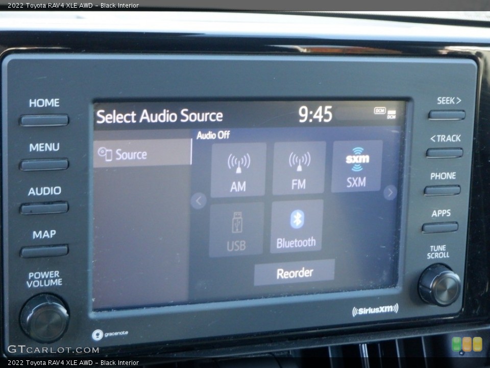 Black Interior Controls for the 2022 Toyota RAV4 XLE AWD #146711650