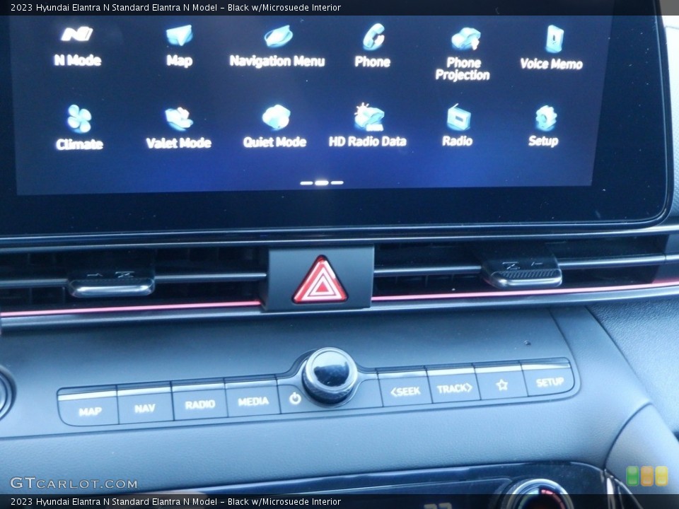 Black w/Microsuede Interior Controls for the 2023 Hyundai Elantra N  #146711674