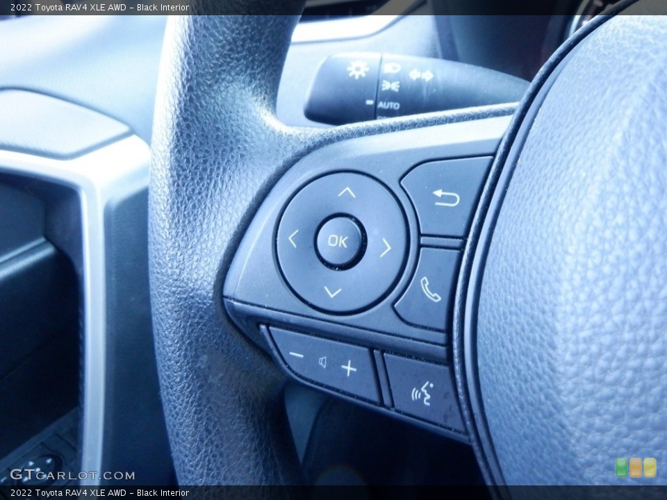 Black Interior Steering Wheel for the 2022 Toyota RAV4 XLE AWD #146711710