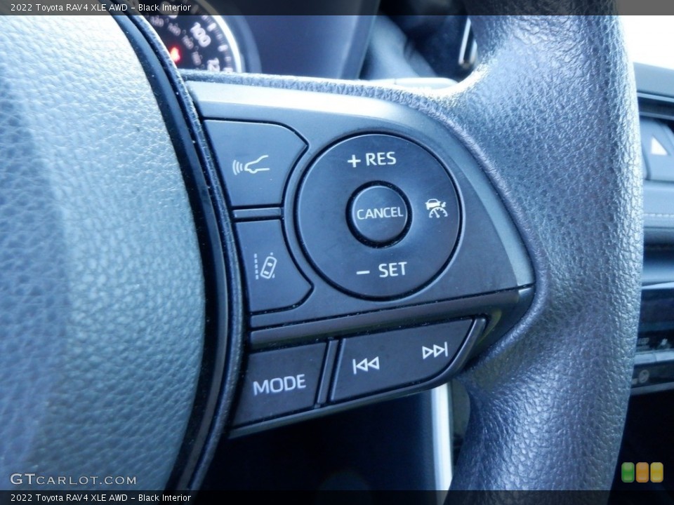 Black Interior Steering Wheel for the 2022 Toyota RAV4 XLE AWD #146711731