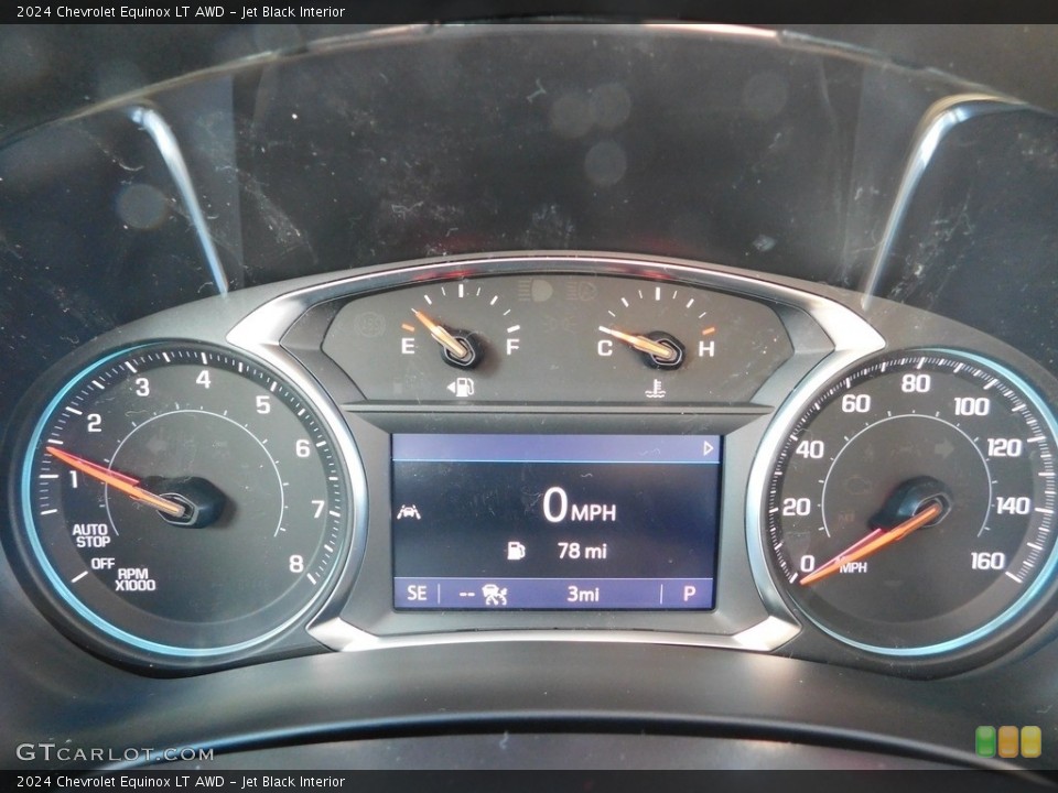 Jet Black Interior Gauges for the 2024 Chevrolet Equinox LT AWD #146712142