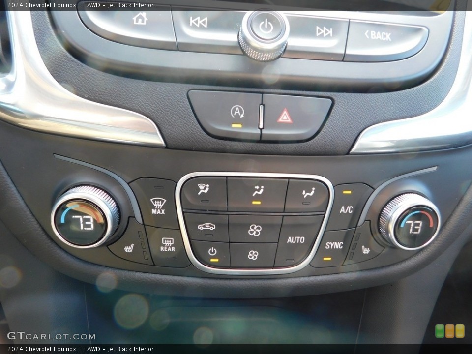 Jet Black Interior Controls for the 2024 Chevrolet Equinox LT AWD #146712238