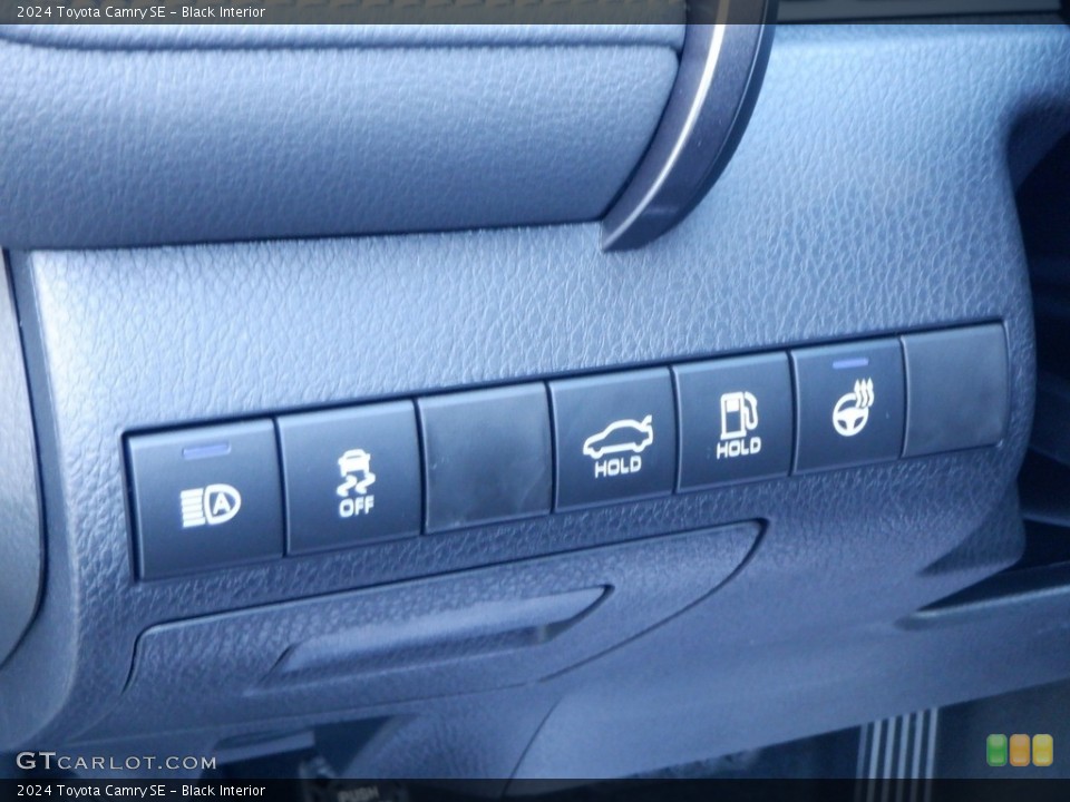 Black Interior Controls for the 2024 Toyota Camry SE #146712574