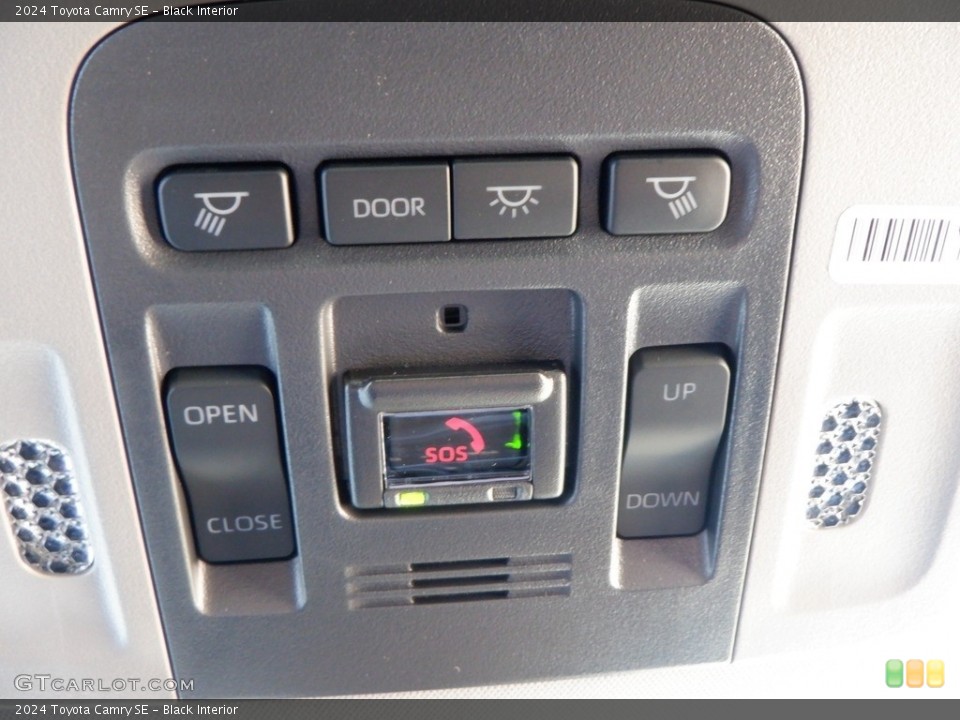 Black Interior Controls for the 2024 Toyota Camry SE #146712793