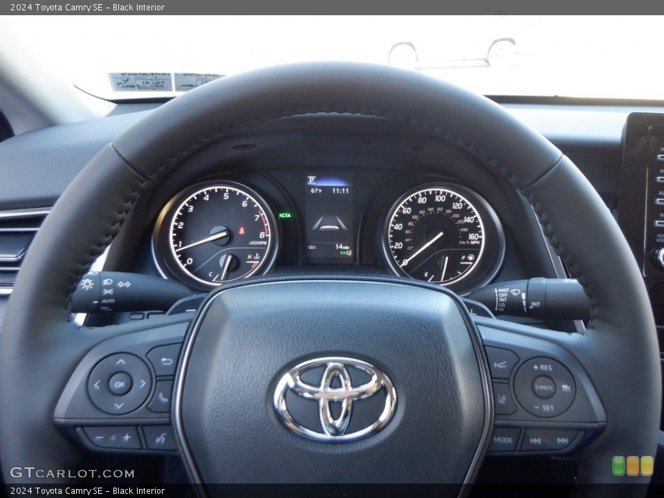 Black Interior Steering Wheel for the 2024 Toyota Camry SE #146712856