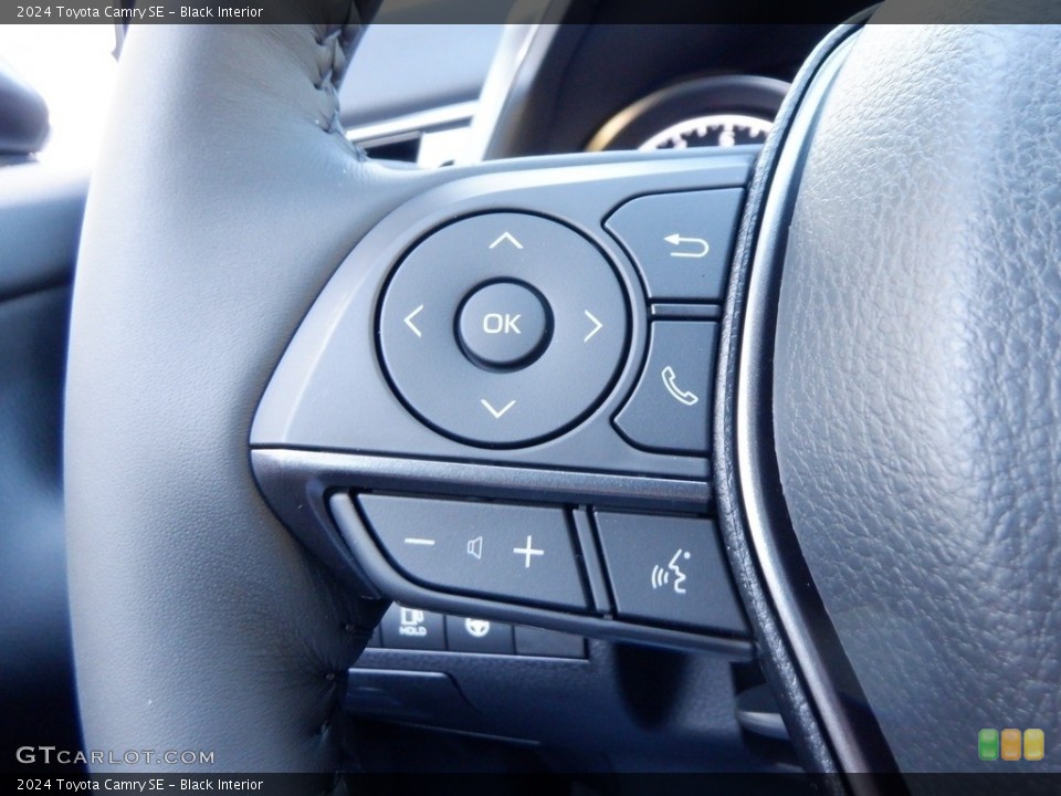 Black Interior Steering Wheel for the 2024 Toyota Camry SE #146712874