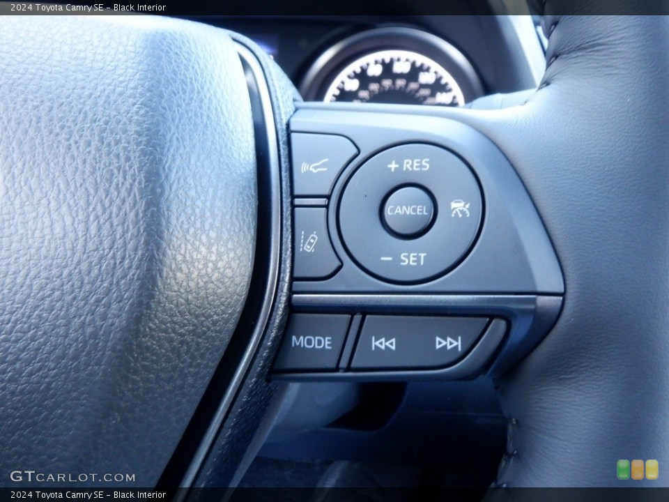 Black Interior Steering Wheel for the 2024 Toyota Camry SE #146712895
