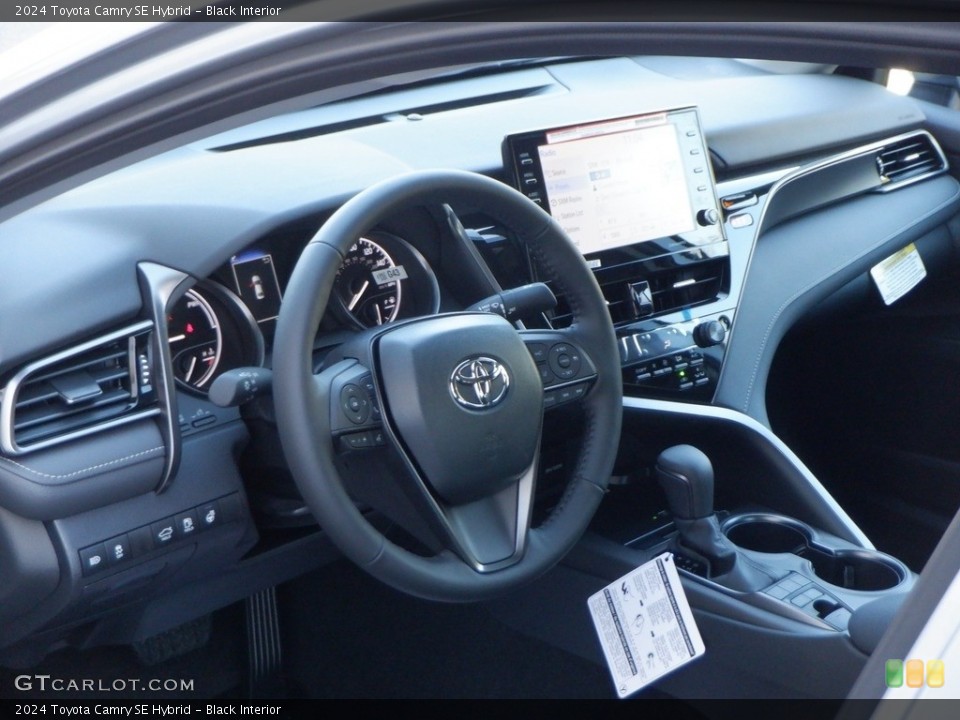 Black Interior Dashboard for the 2024 Toyota Camry SE Hybrid #146713303