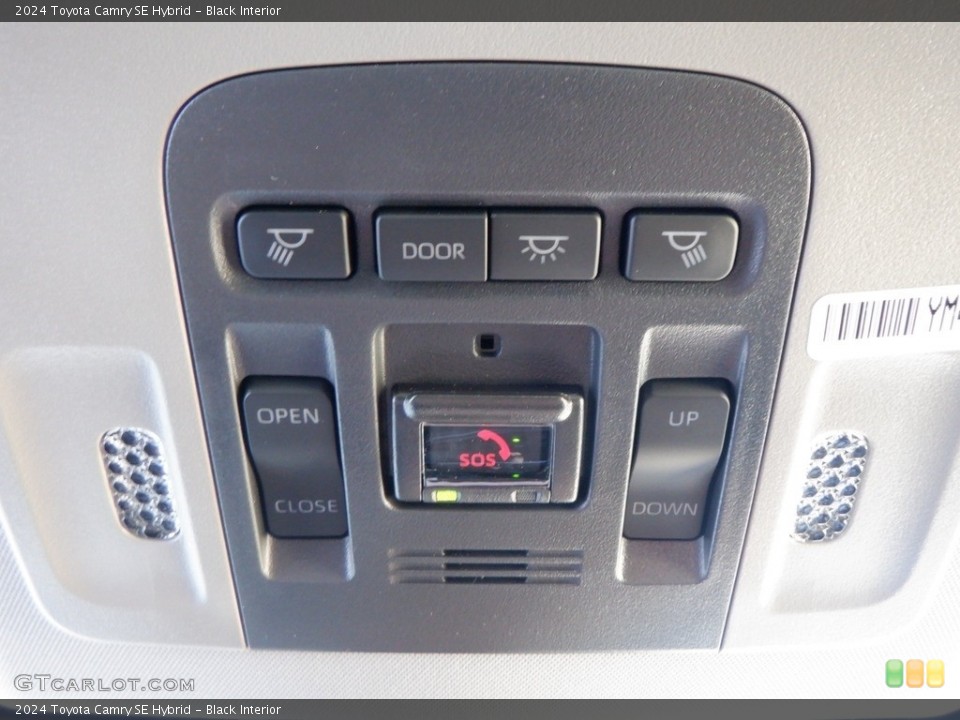 Black Interior Controls for the 2024 Toyota Camry SE Hybrid #146713525