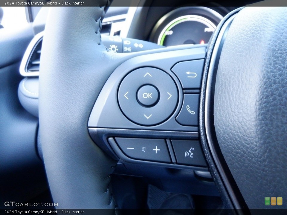 Black Interior Steering Wheel for the 2024 Toyota Camry SE Hybrid #146713585