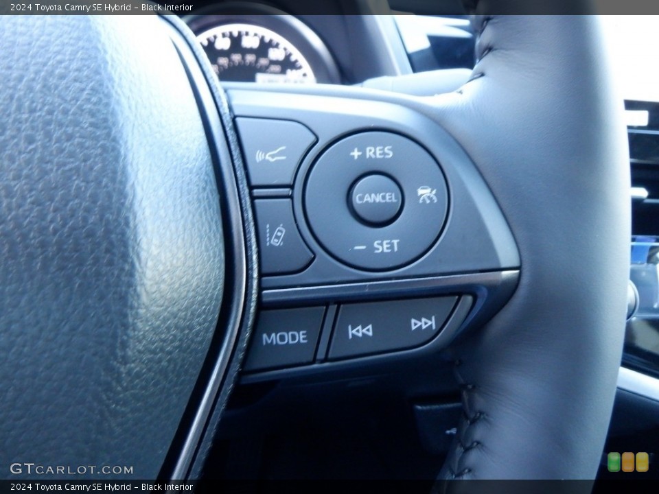Black Interior Steering Wheel for the 2024 Toyota Camry SE Hybrid #146713606