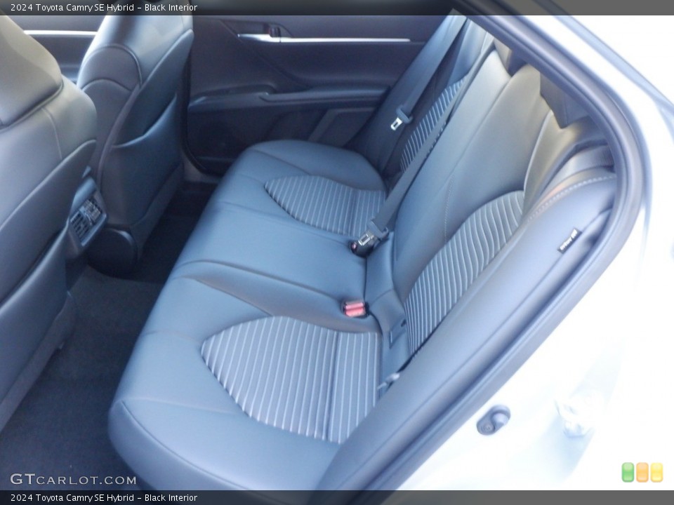 Black Interior Rear Seat for the 2024 Toyota Camry SE Hybrid #146713627
