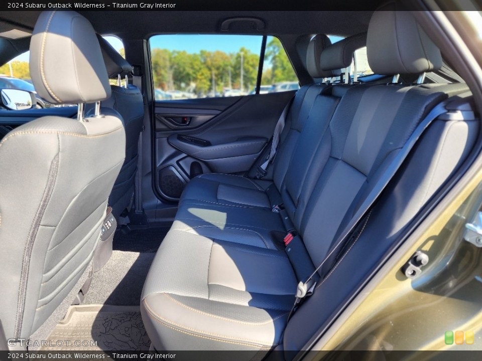 Titanium Gray Interior Rear Seat for the 2024 Subaru Outback Wilderness #146713654