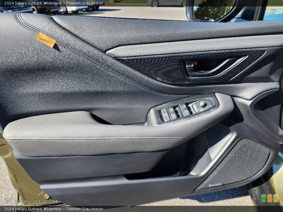Titanium Gray Interior Door Panel for the 2024 Subaru Outback Wilderness #146713714