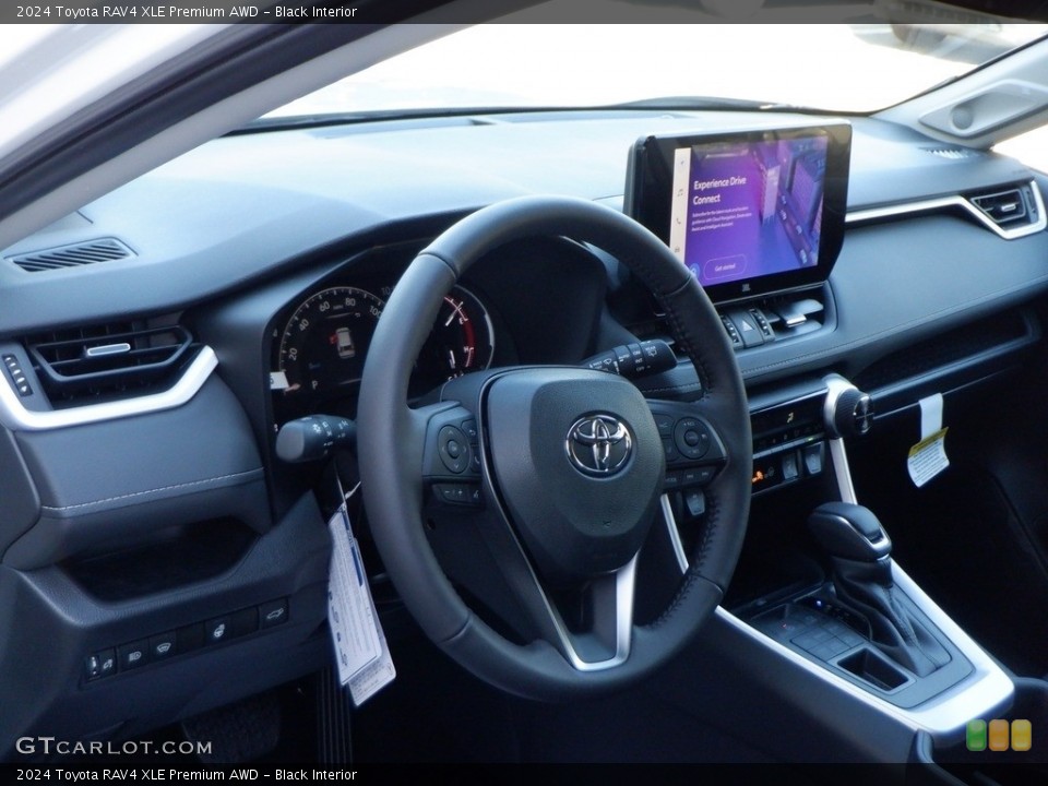 Black Interior Dashboard for the 2024 Toyota RAV4 XLE Premium AWD #146713975