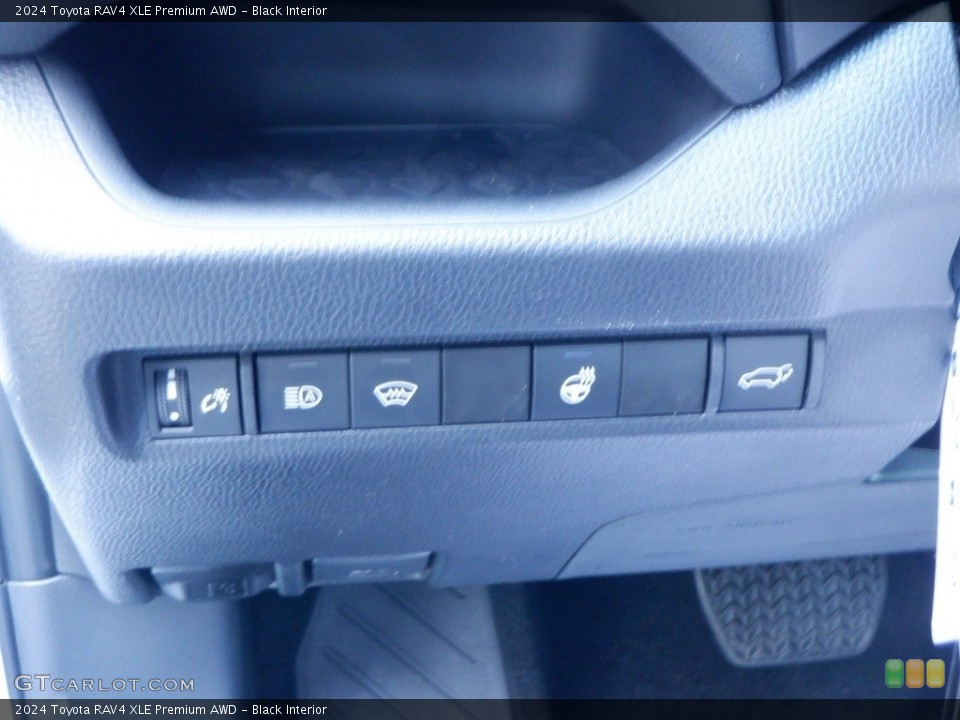 Black Interior Controls for the 2024 Toyota RAV4 XLE Premium AWD #146713996