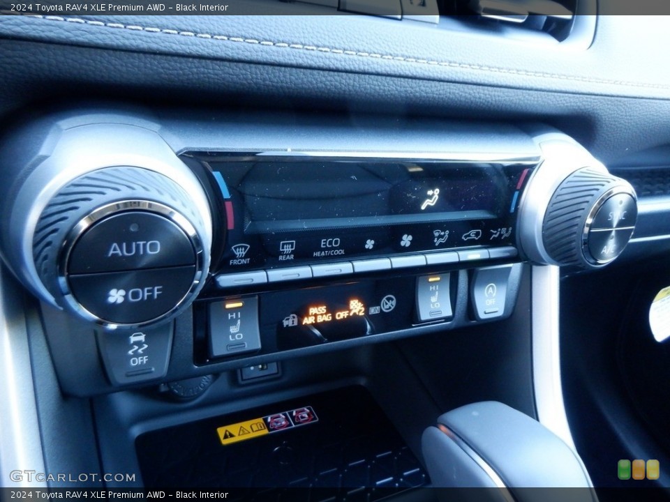 Black Interior Controls for the 2024 Toyota RAV4 XLE Premium AWD #146714095
