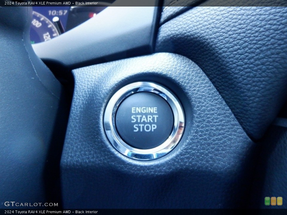 Black Interior Controls for the 2024 Toyota RAV4 XLE Premium AWD #146714116