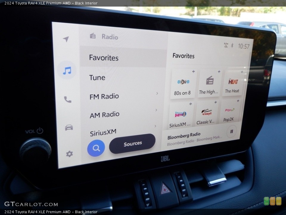 Black Interior Audio System for the 2024 Toyota RAV4 XLE Premium AWD #146714173