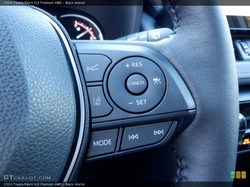 Black Interior Steering Wheel for the 2024 Toyota RAV4 XLE Premium AWD #146714323