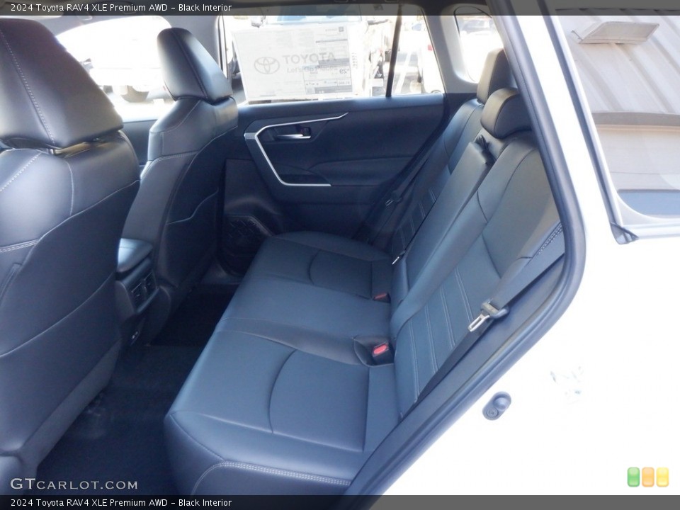 Black Interior Rear Seat for the 2024 Toyota RAV4 XLE Premium AWD #146714362