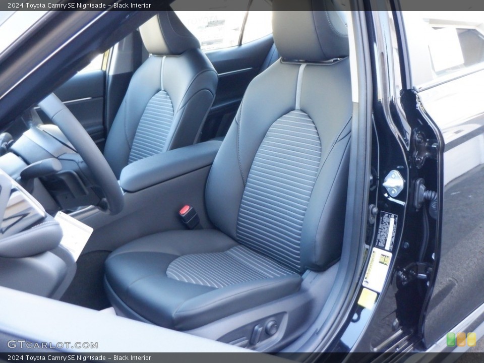 Black Interior Front Seat for the 2024 Toyota Camry SE Nightsade #146714770