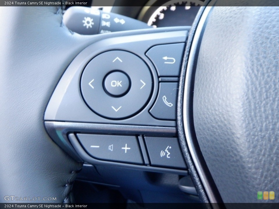 Black Interior Steering Wheel for the 2024 Toyota Camry SE Nightsade #146714929