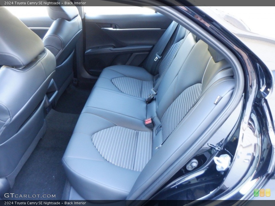 Black Interior Rear Seat for the 2024 Toyota Camry SE Nightsade #146714998
