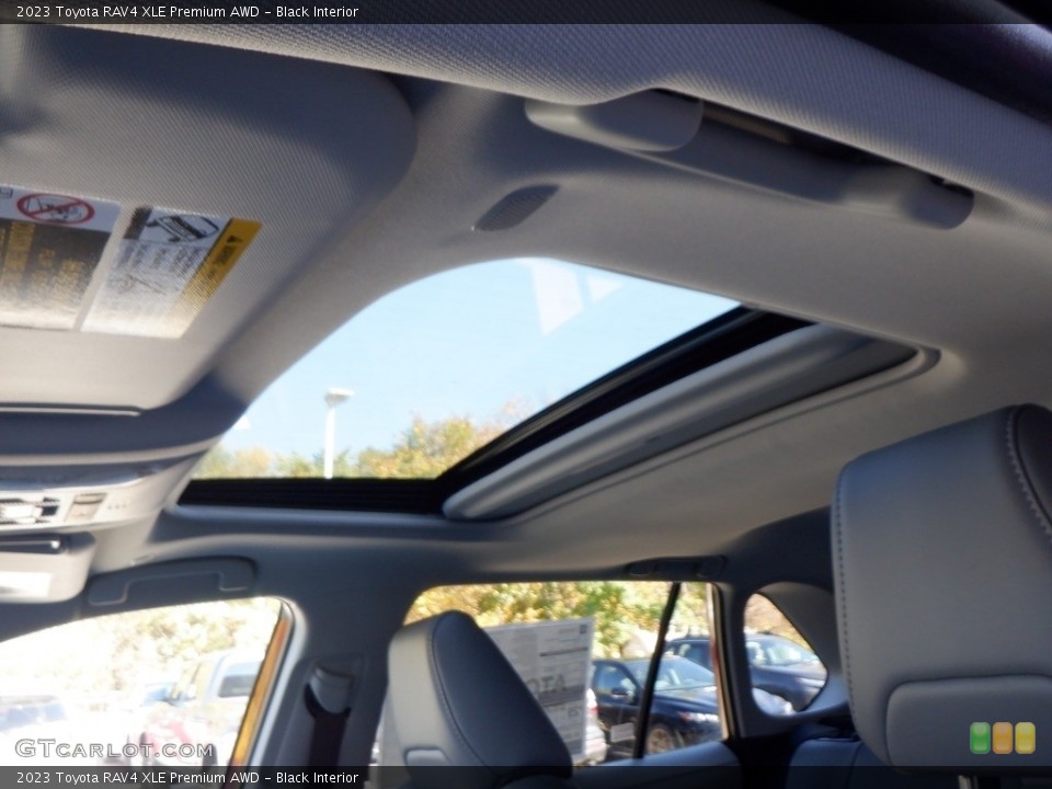 Black Interior Sunroof for the 2023 Toyota RAV4 XLE Premium AWD #146715196