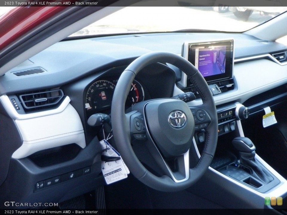 Black Interior Dashboard for the 2023 Toyota RAV4 XLE Premium AWD #146715220