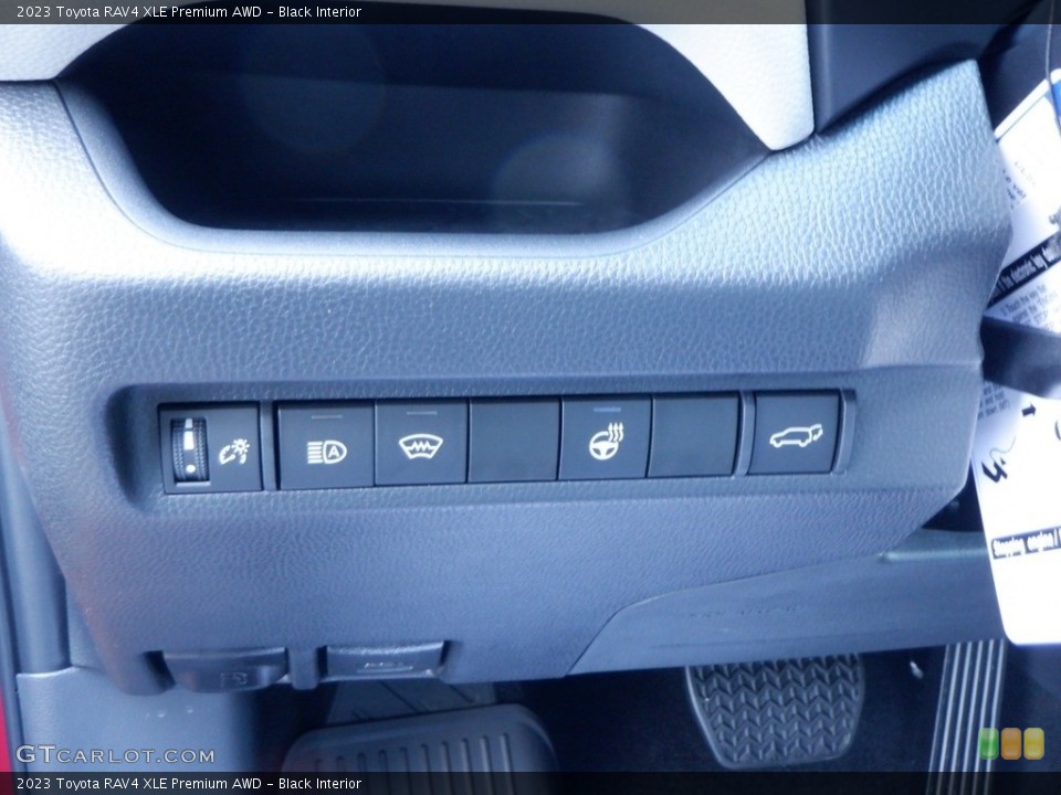 Black Interior Controls for the 2023 Toyota RAV4 XLE Premium AWD #146715235