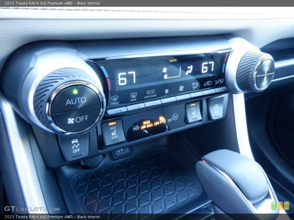 Black Interior Controls for the 2023 Toyota RAV4 XLE Premium AWD #146715310
