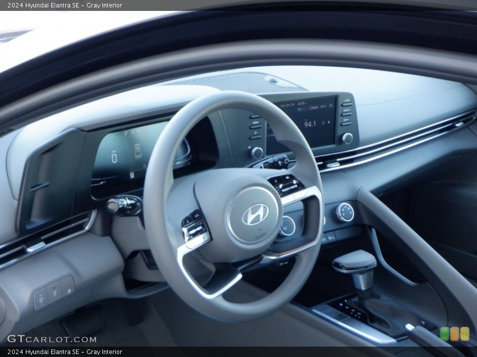 Gray Interior Dashboard for the 2024 Hyundai Elantra SE #146715355