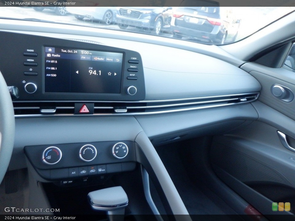 Gray Interior Dashboard for the 2024 Hyundai Elantra SE #146715403
