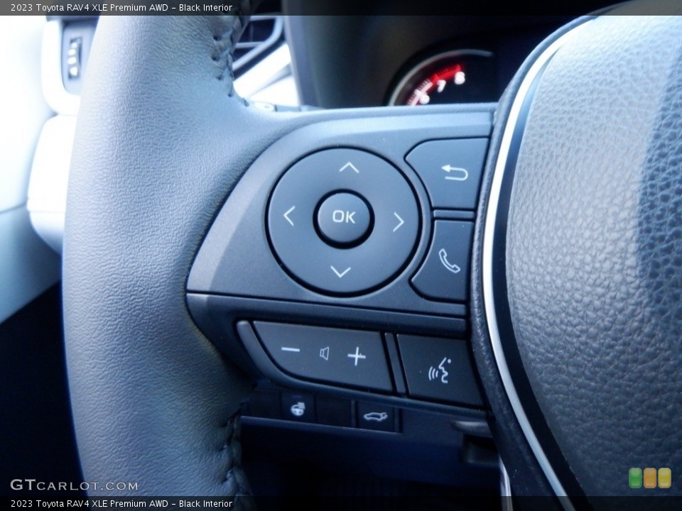 Black Interior Steering Wheel for the 2023 Toyota RAV4 XLE Premium AWD #146715412