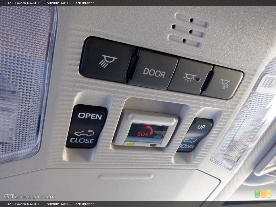 Black Interior Controls for the 2023 Toyota RAV4 XLE Premium AWD #146715439